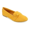 Journee Collection Womens Marci Slip-on Round Toe Loafers In Yellow