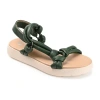 Journee Collection Womens Marri Strap Sandals In Green