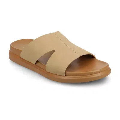 Journee Collection Womens Misey Flat Sandals In Neutral