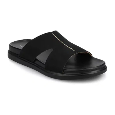 Journee Collection Womens Misey Flat Sandals In Black
