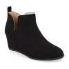 Journee Collection Womens Mylee Wedge Heel Booties In Black
