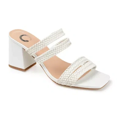 JOURNEE COLLECTION WOMENS NATIA HEELED SANDALS