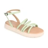 Journee Collection Womens Palomma Strap Sandals In Green