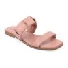 Journee Collection Womens Pegie Flat Sandals In Pink
