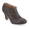 Journee Collection Womens Piper Booties In Gray