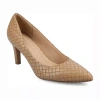 Journee Collection Womens Pointed Closed Toe Stiletto Heel Pumps In Brown