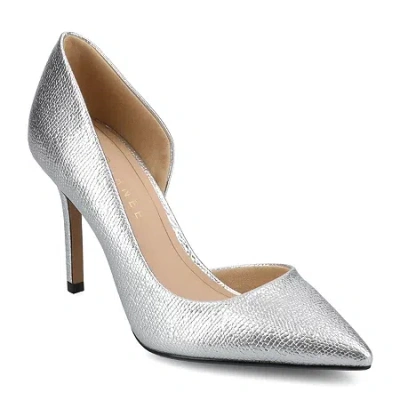 Journee Collection Womens Pointed Closed Toe Stiletto Heel Pumps In Silver