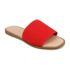 Journee Collection Womens Prisilla Flat Sandals In Red