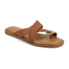 Journee Collection Womens Prizzie Slide Sandals In Brown
