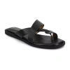 Journee Collection Prizzie Flat Slide Sandal In Black
