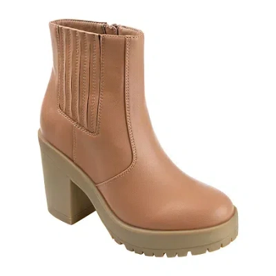 JOURNEE COLLECTION WOMENS RIPLEE BLOCK HEEL BOOTIES