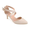 Journee Collection Womens Riva Strap Pumps In Pink