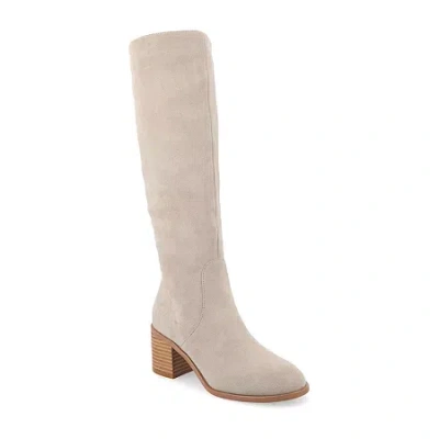 JOURNEE COLLECTION WOMENS ROMILLY STACKED HEEL DRESS BOOTS