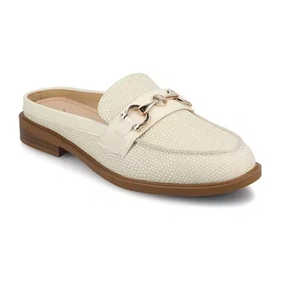 JOURNEE COLLECTION WOMENS ROUND CLOSED TOE LOAFERS
