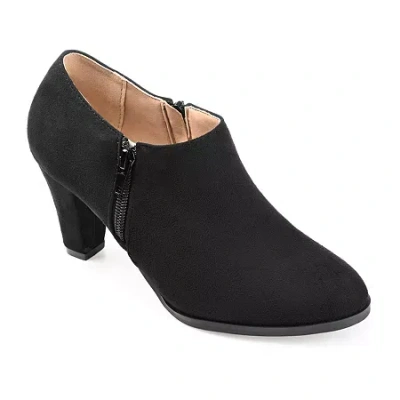 JOURNEE COLLECTION WOMENS SANZI KITTEN HEEL BOOTIES