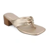 Journee Collection Womens Seelah Heeled Sandals In Neutral
