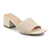 Journee Collection Womens Shilin Heeled Sandals In Neutral