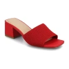 Journee Collection Womens Shilin Heeled Sandals In Red