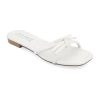 Journee Collection Womens Soma Flat Sandals In White