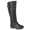 Journee Collection Womens Spokane Studded Riding Boots In Black