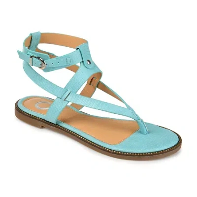 JOURNEE COLLECTION WOMENS TANGIE FLAT SANDALS