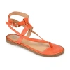 Journee Collection Womens Tangie Flat Sandals In Orange