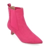 Journee Collection Womens Tenlee Kitten Heel Booties In Pink