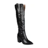 Journee Collection Womens Therese Stacked Heel Cowboy Boots In Black