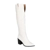 Journee Collection Womens Therese Wide Calf Stacked Heel Riding Boots In Sand
