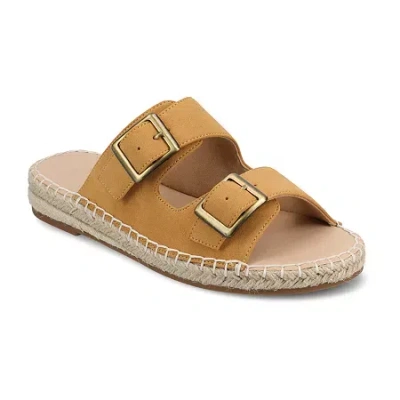 Journee Collection Womens Tresah Flat Sandals In Brown