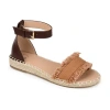 Journee Collection Womens Tristeen Wedge Sandals In Brown