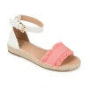 Journee Collection Womens Tristeen Wedge Sandals In Pink