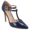 Journee Collection Womens Tru Pointed Toe High Stiletto Pumps In Blue