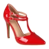 Journee Collection Womens Tru T-strap Pumps In Red
