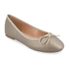 Journee Collection Womens Vika Ballet Flats In Gray