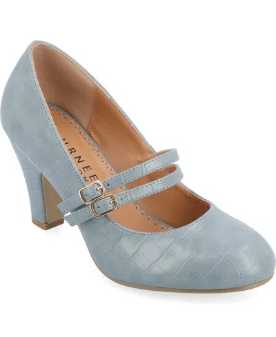 JOURNEE COLLECTION WOMEN'S WINDY DOUBLE STRAP MARY JANE PUMPS