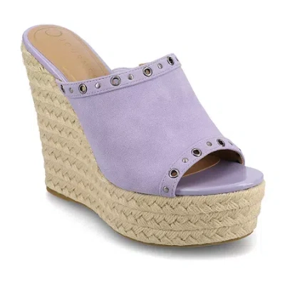 JOURNEE COLLECTION WOMENS YARI WEDGE SANDALS