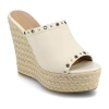 Journee Collection Womens Yari Wedge Sandals In Neutral