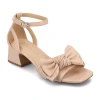 Journee Collection Womens Zevi Heeled Sandals In Neutral