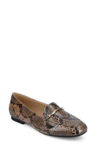 Journee Collection Wrenn Flat In Animal Print