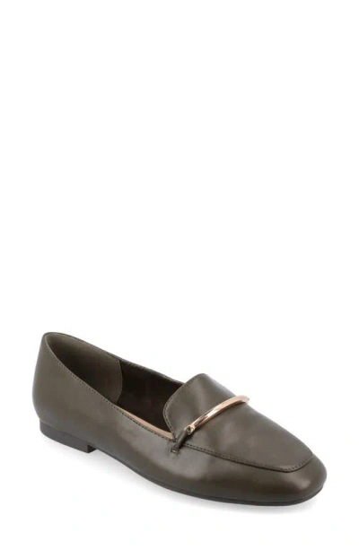 Journee Collection Wrenn Loafer In Olive