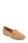 Journee Collection Wrenn Loafer In Tan,suede