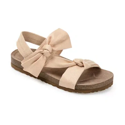 JOURNEE COLLECTION XANNDRA WOMENS FOOTBED SANDALS