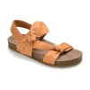 Journee Collection Xanndra Womens Footbed Sandals In Brown
