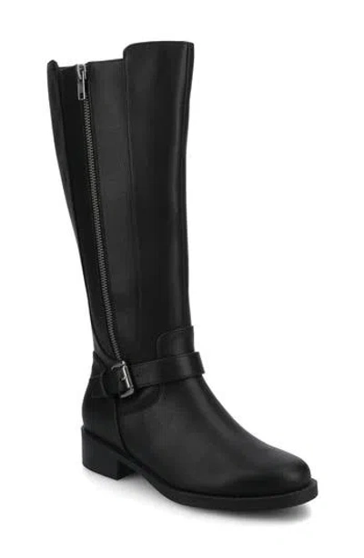 Journee Collection Yasmina Knee High Boot In Black