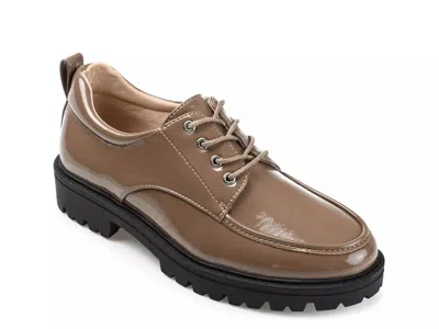 Journee Collection Zina Oxford In Brown