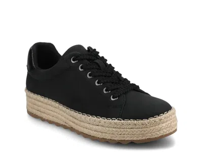 Journee Cosima Espadrille Sneaker In Black