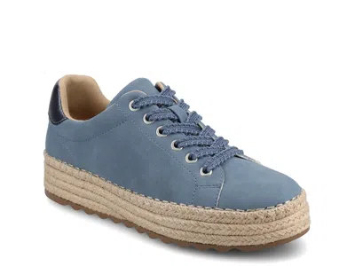 Journee Cosima Espadrille Sneaker In Blue