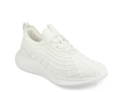 Journee Dasha Sneaker In White