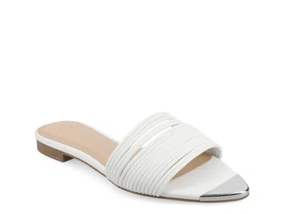 Journee Feather Sandal In Multi